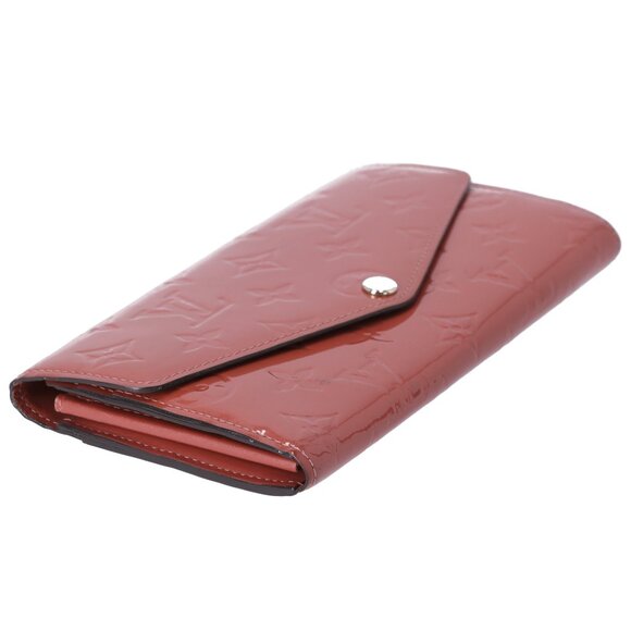 Louis Vuitton Sarah Monogram Vernis Long Wallet M90429 Viu Rose - Picture 4 of 7